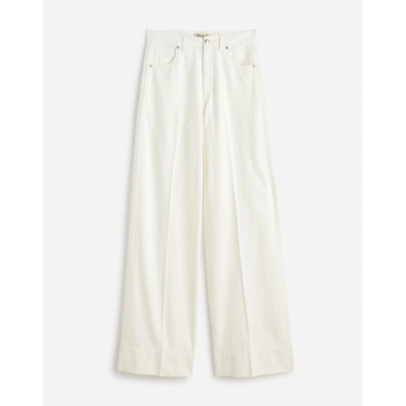 Madewell Womens Superwide-Leg Jeans True White NWT Size 25 - Picture 6 of 15